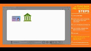 How to Pre Validate your bank account on Income Tax e Filing portal  Prevalidate Bank Account [upl. by Maddox]