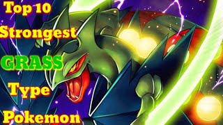 Top 10 strongest Grass type Pokemon Explained in hindi By Toon Clash [upl. by Nediarb823]