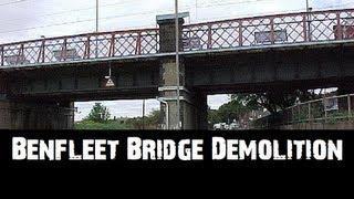 Benfleet Bridge Demolition [upl. by Belldame]