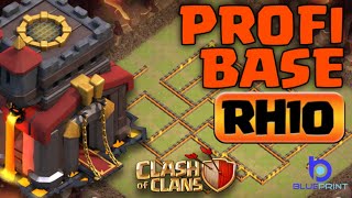 Profi Rathaus 10 BASE  Clash of Clans RH 10 BASE 2020  Noobs iMTV [upl. by Waki]