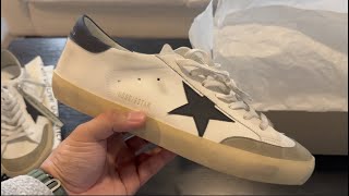 Golden Goose SuperStar Unboxing And Review [upl. by Etra950]