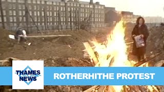 Rotherhithe Protest  Thames News [upl. by Nari588]