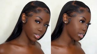 FULL FACE OF NYX  CANT STOP WONT STOP FOUNDATION  CONCEALER  DRUGSTORE MAKEUP TUTORIAL  DARKSKIN [upl. by Burnham]