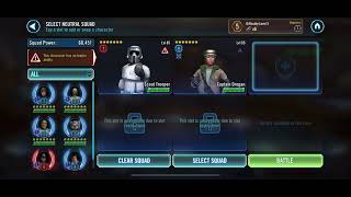 Scout Trooper  Drogan R7 tier 15mil raid score w Mods 2nd run  Speederbike Raid  SWGOH [upl. by Gunthar]