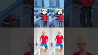 Unstoppable Funny Version Animation Meme shortvideo [upl. by Meras]