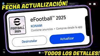 🚨🥳KONAMI CONFIRMA LA FECHA DE ACTUALIZACIÓN EFOOTBALL 2025 🚨 Y FIN DE EFOOTBALL 2024🚨 [upl. by Llaccm]