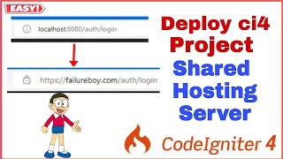 How to deploy codeigniter project to shared hosting 2022 [upl. by Brindell]