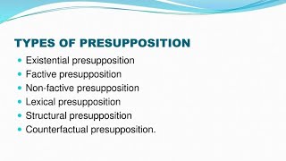 Syntactic Semantics  Contradiction  Ambiguity  Semantic Anomaly  Entailment  Presupposition [upl. by Meir]