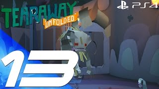 Tearaway Unfolded PS4  Walkthrough Part 13  Friends amp Helping Wendigo [upl. by Nollat]