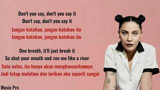 Bishop Briggs  River Lyrics Video amp Terjemah [upl. by Busey]