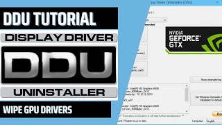 Display Driver Uninstaller Guide 2023 [upl. by Deeann]