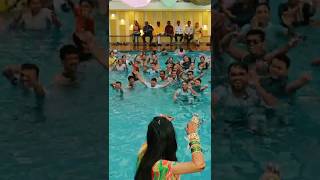 Haldi Special 😍😍 celebration reels haldiceremony wedding poolparty trending [upl. by Pardo]