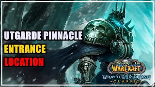 Utgarde Pinnacle Entrance amp Location WoW Wotlk [upl. by Rombert602]