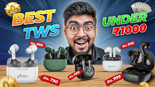 Top 5 Best TWS Earbuds Under ₹1000 [upl. by Scornik937]