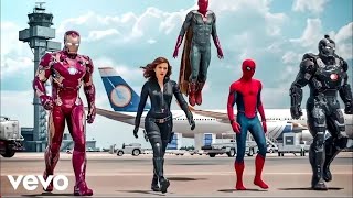 CJ  Whoopty Robert Cristian amp ERS Remix  Captain America Civil War Airport Battle Scene [upl. by Litton]