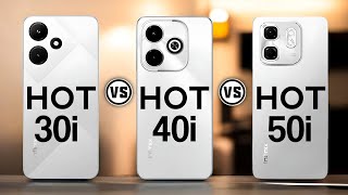 Infinix Hot 30i Vs Infinix Hot 40i Vs Infinix Hot 50i Trakontech [upl. by Isidor]