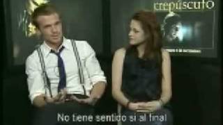 Interview ll Kristen Stewart amp Cam Gigandet [upl. by Anallise]