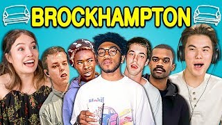 TEENS REACT TO BROCKHAMPTON ft Laurie Hernandez [upl. by Nedia]