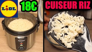 cuiseur riz lidl silvercrest électrique 400w SRK 400 B2 Rice Cooker Reiskocher Cuociriso elettrico [upl. by Sair]