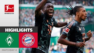 Olise ON FIRE  SV Werder Bremen  FC Bayern München 05  Highlights  Matchday 4 – Bundesliga [upl. by Boleslaw59]