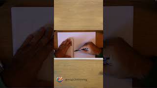 Draw 3D Stairs for beginners step by step drawing sketch howtodraw draw drawingtutorial art [upl. by Mariel]