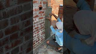 Grout Application Over New Column Concrete construction concrete home civilengineering viral [upl. by Nivlad]