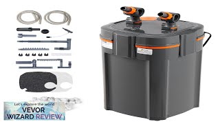 VEVOR Aquarium Filter 225GPH 2Stage Canister Filter 55 Gallon UltraQuiet Internal Review [upl. by Sset]