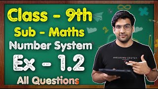 Class 9 Maths Ex 12 Q1 to Q4  Chapter 1 Number system  NCERT  MKR [upl. by Leunamne]