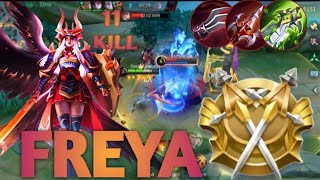 FREYA GAMEPLAYVICTORY IN HIGH RANK [upl. by Narag]