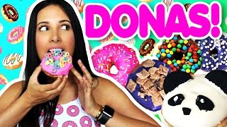 COMO HACER DONAS UNICAS Y DELICIOSAS DIY  Mariale [upl. by Lehmann27]