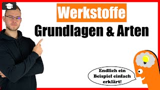 Werkstoffe einfach Erklärt  Alle 4 Arten in BwR Grundwissen [upl. by Saleme]