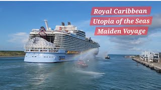 Royal Caribbean Adventure amp The Maiden Voyage of The Utopia Of The Seas July 19th 2024 cruise USA [upl. by Samala]