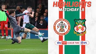 HIGHLIGHTS  Accrington Stanley vs Wrexham AFC [upl. by Petuu]