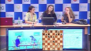 Press Conference Round 11 Khotenashvili  Stefanova [upl. by Vinn]