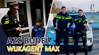 Politie  AZC Budel  Wijkagent Max  Gesignaleerde aangehouden  Asielzoekers [upl. by Leynwad307]