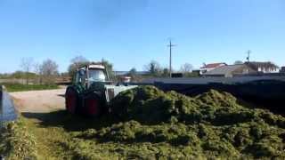 ensilage 2015 au tas d’ensilage [upl. by Borlase]