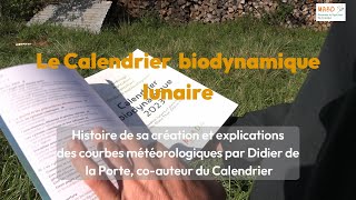 Calendrier biodynamique  historique et explications courbes météo  MABD [upl. by Kolk]