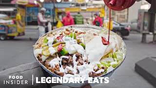 The Halal Guys Chicken And Gyro Platter Is NYC’s Most Legendary Street Food  Legendary Eats [upl. by Baum132]