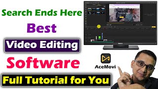 TunesKit AceMovi Video Editor 2022  Best Lightweight Video Editing Software for PC  AceMovi Free [upl. by Riada]