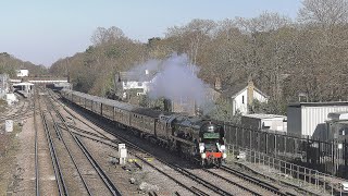 Belmond British Pullman 35028 Clan Line 19th March 2022 [upl. by Goldia]