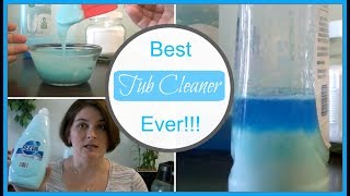 Best Tub Cleaner Ever  DIY Tub amp Tile Cleaner  Without Vinegar [upl. by Nonnek568]