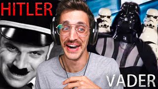 ADOLF HITLER vs DARTH VADER  Epic Rap Battles of History All 3 [upl. by Hannahoj]