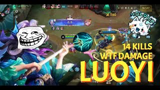 11KILLS LUOYI WTF DAMAGE Brawl MLBB [upl. by Smart]