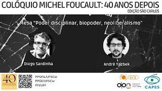 Colóquio Michel Foucault  Poder disciplinar Biopoder e Neoliberalismo [upl. by Parrnell160]