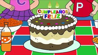 CUMPLEAÑOS FELIZ  Canciones Infantiles en español [upl. by Solange378]