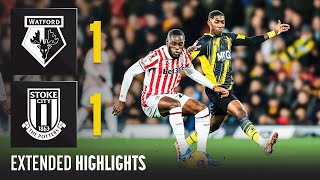 Extended Highlights 🎞️  Watford 11 Stoke City [upl. by Luckett]