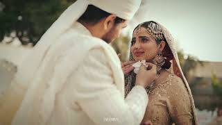 Saboor Ali weds Ali Ansari wedding highlights [upl. by Etteraj]