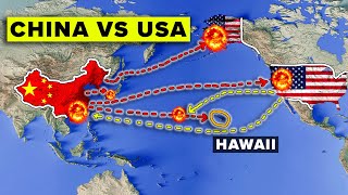 If US and China Go To War Who Loses Hour by Hour [upl. by Nodlehs]