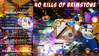 40 KILLS TRIO  BRIMSTONE POV  Albion Online ZvZ  ESCALATION vs ARCH [upl. by Alviani945]