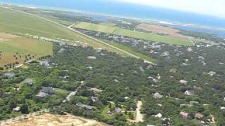 Marthas Vineyard  Katama Airport  Landing Runway 21 [upl. by Eillib]